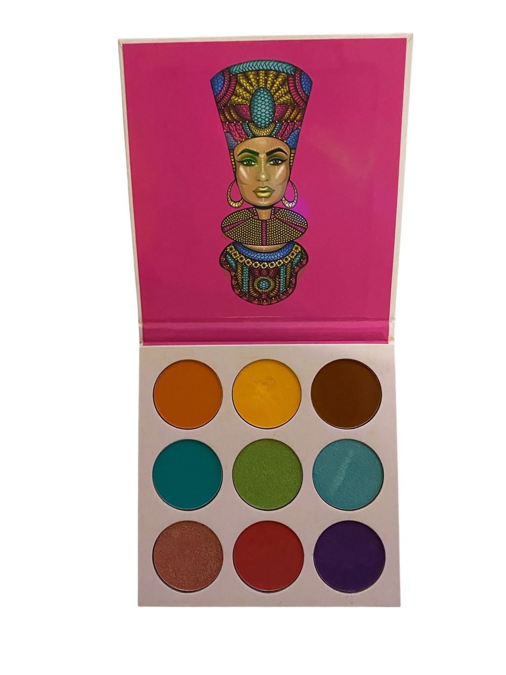 Vibrant THE ZULU BY JUVIA’S 9-Color Eyeshadow Palette - Multi Color